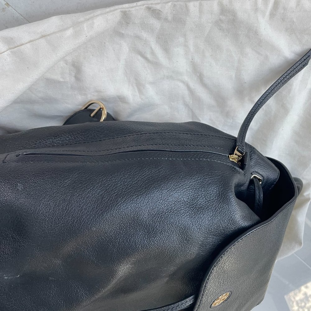 Tory Burch Drawstring Leather Backpack - Picture 2 of 4